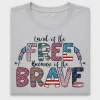 Land Of The Free Fourth Of July DTF Transfer