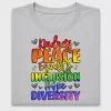 Kindness Peace Equality Diversity DTF Transfer