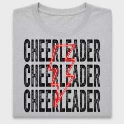 Cheerleader Lightning Bolt DTF Transfer