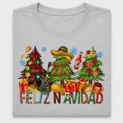 Feliz Navidad Mexican Christmas DTF Transfer