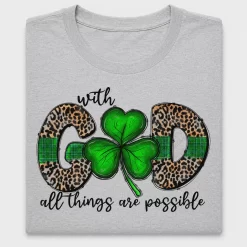 God With All Things Possible DTF Transfer