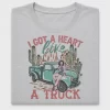 Western Heart Like a Truck DTF Transfer