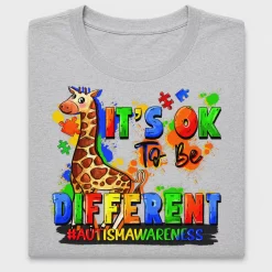 It's OK to Be Different Autism Awareness DTF Transfer