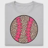 Leopard Baseball DTF Transfer Design