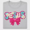 Jesus Faux Knit DTF Transfer