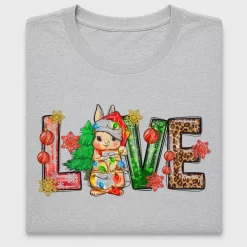 Christmas Love Bunny DTF Transfer