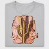 Western Cactus Cowgirl Boots DTF Transfer