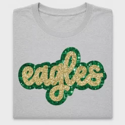 Eagles Glitter DTF Transfer Design