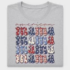 American Mama Patriotic DTF Transfer