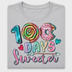 100 Days Sweeter DTF Transfer