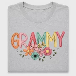 Grampy Floral DTF Transfer