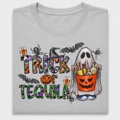 Trick or Tequila Halloween DTF Transfer