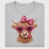 Boho Highland Cow DTF Transfer