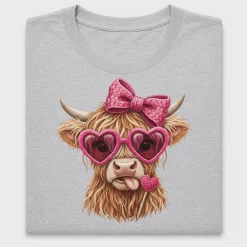 Boho Highland Cow DTF Transfer