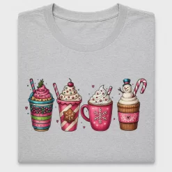 Festive Christmas Coffee DTF Transfer