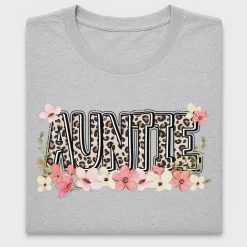 Auntie Leopard Floral DTF Transfer
