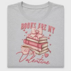 Books Are My Valentine DTF Transfer