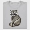 Faux Rhinestone Raccoon DTF Transfer