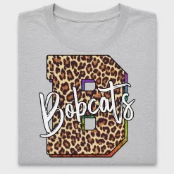 Leopard Print Bobcats DTF Transfer