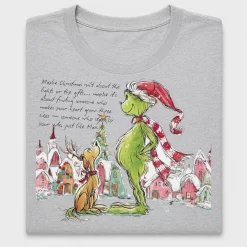 Hand-Drawn Grinch Christmas DTF Transfer