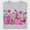 Breast Cancer Awareness Coffee Cups DTF Transfer
