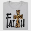 Leopard Cross Faith DTF Transfer