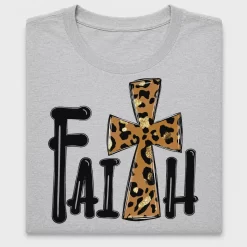 Leopard Cross Faith DTF Transfer