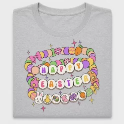 Happy Easter Friendship Bracelet DTF Transfer