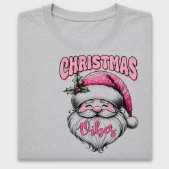 Christmas Vibes Santa DTF Transfer