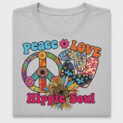 Hippie Soul Peace Love DTF Transfer