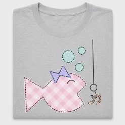 Cute Pink Fish DTF Transfer