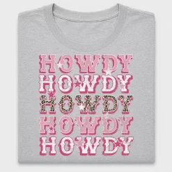 Pink Leopard Howdy DTF Transfer