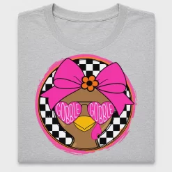 Gobble Turkey Bow DTF Transfer