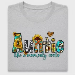 Auntie Sunflower Leopard DTF Transfer