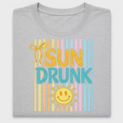 Retro Sun Drunk DTF Transfer