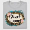 Blessed Nanny Leopard Floral DTF Transfer