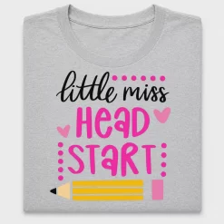 Little Miss Head Start DTF Transfer