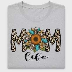 Mama Life Sunflower Leopard DTF Transfer