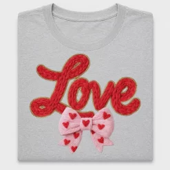 Love Crochet Bow DTF Transfer