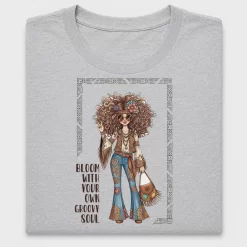 Boho Hippie Girl DTF Transfer