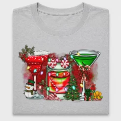 Christmas Holiday Cocktail DTF Transfer