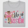 He Is Risen Coquette Cross DTF Transfer