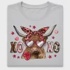 Leopard XOXO Bull DTF Transfer