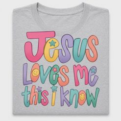 Jesus Loves Me This I Know DTF Transfer