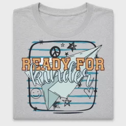 Ready for Kindergarten Paper Airplane DTF Transfer