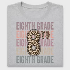 Eighth Grade Cheetah DTF Transfer