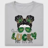 One Lucky Messy Bun St Patrick's DTF Transfer
