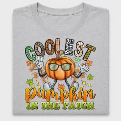 Cool Pumpkin DTF Transfer Design