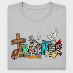 Teacher Faith DTF Transfer Design