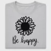 Be Happy Sunflower DTF Transfer
